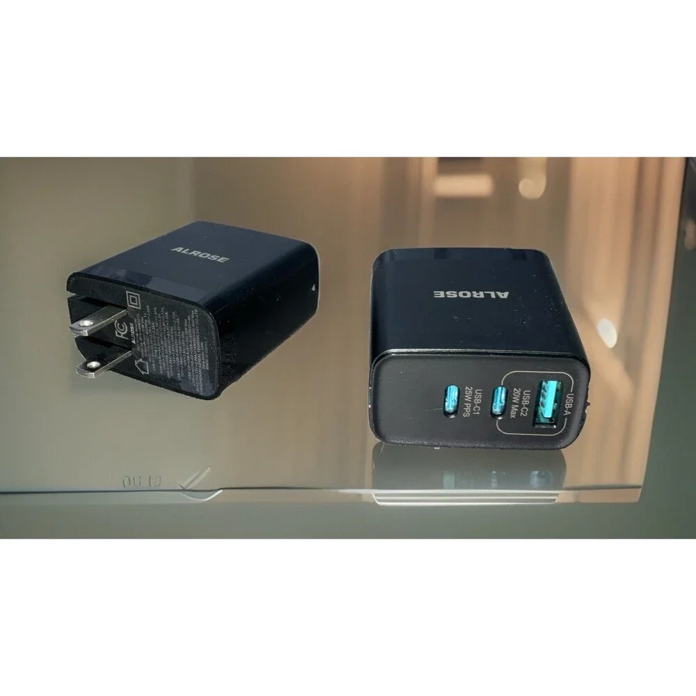 Alrose 45W 3-Port Wall Charger (2 Pack)